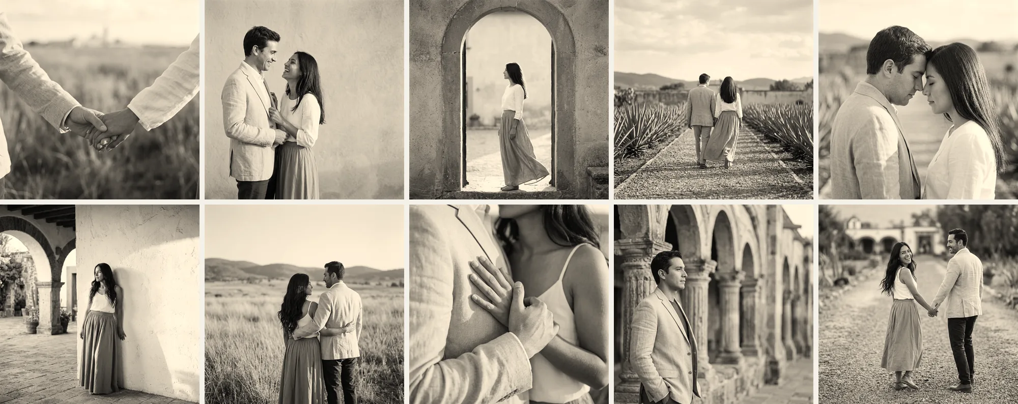 Diez fotografías de Bianca y Nicolás